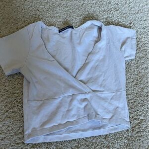 Brandy Melville white crop top